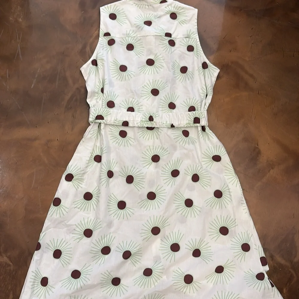 Compania Fantastica Retro Vintage Polka Dot Sleeveless Dress NEW XL